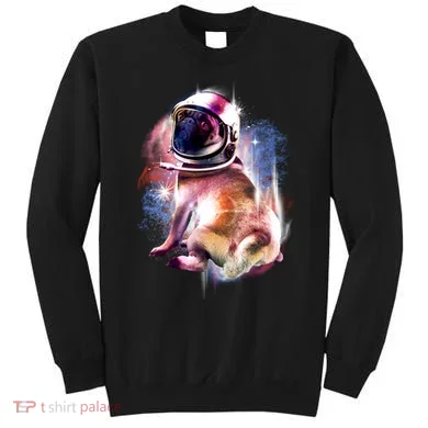 Space Hunger Pug Sweatshirt