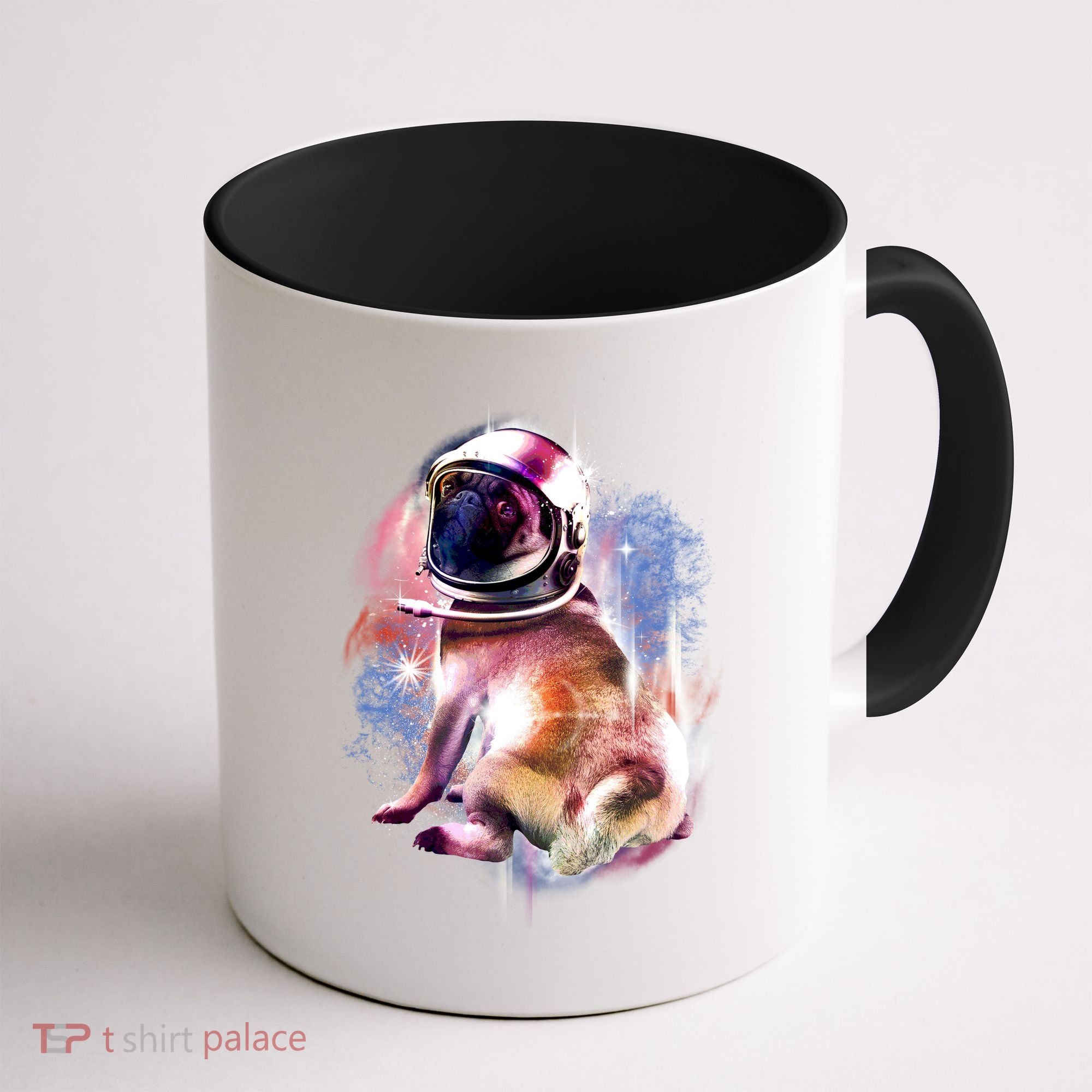 Space Hunger Pug Coffee Mug