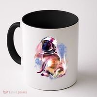 Space Hunger Pug Coffee Mug thumb 0