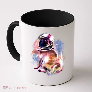 Space Hunger Pug Coffee Mug