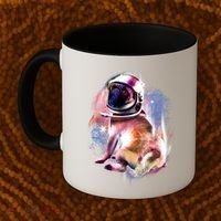 Space Hunger Pug Coffee Mug thumb 2