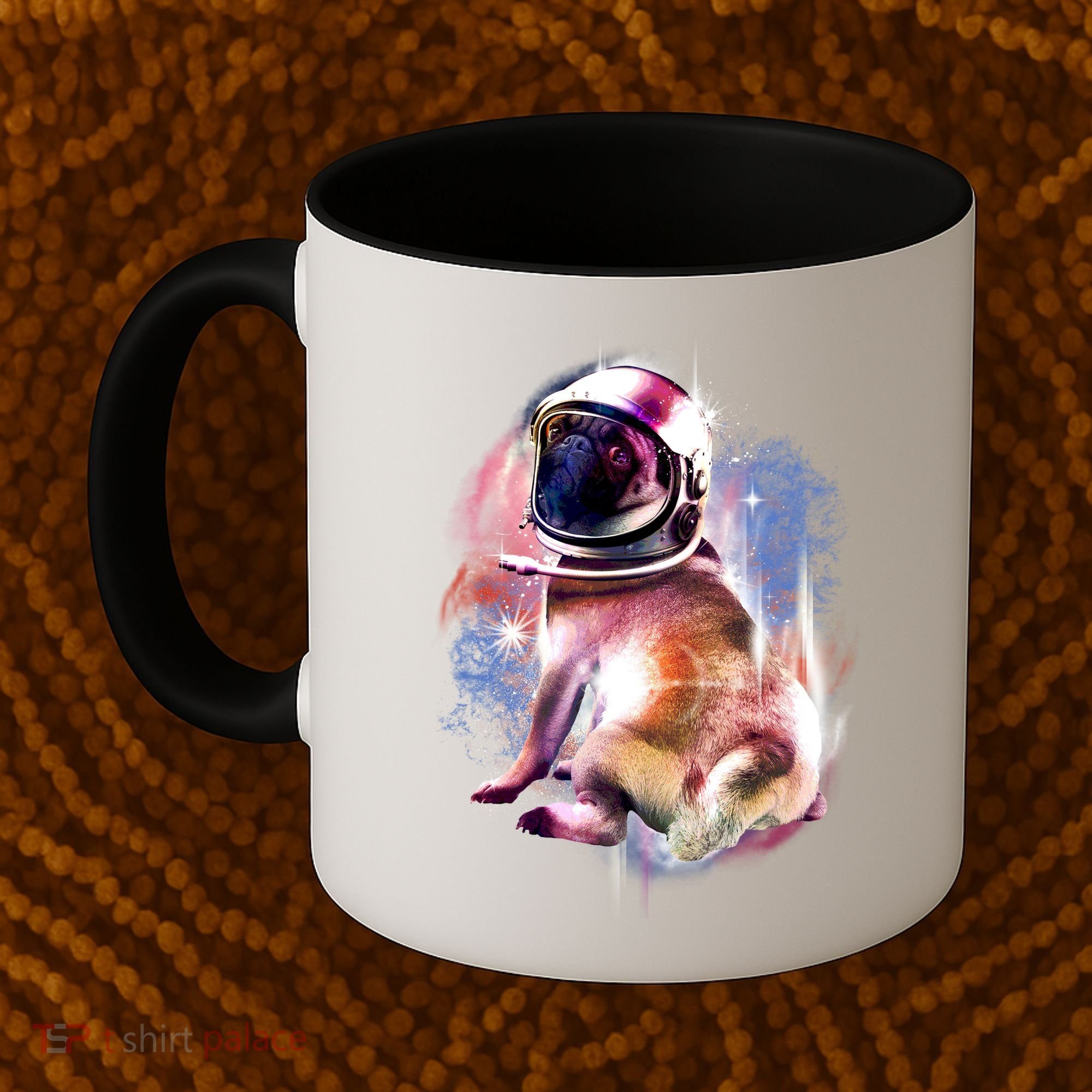 Space Hunger Pug Coffee Mug