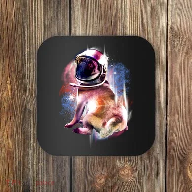Space Hunger Pug Coaster