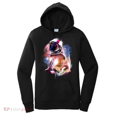 Space Hunger Pug Women's Hoodie