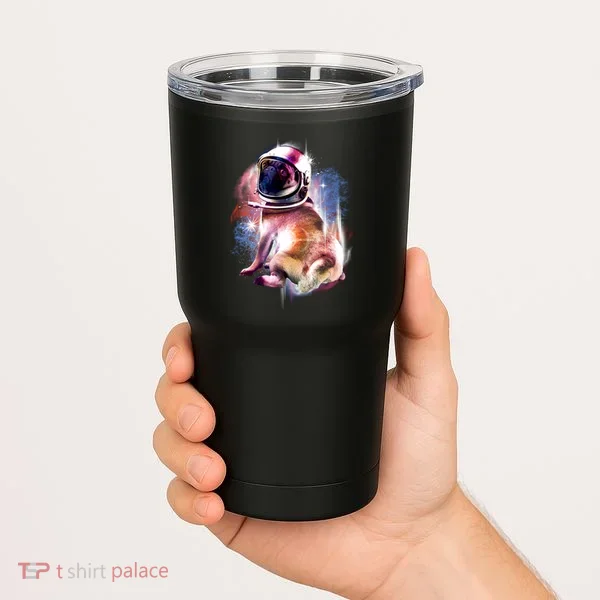Space Hunger Pug Tumbler