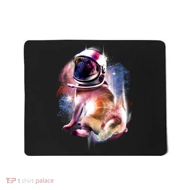 Space Hunger Pug Mousepad