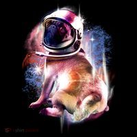 Space Hunger Pug Mousepad thumb 1