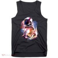 Space Hunger Pug Tank Top thumb 0