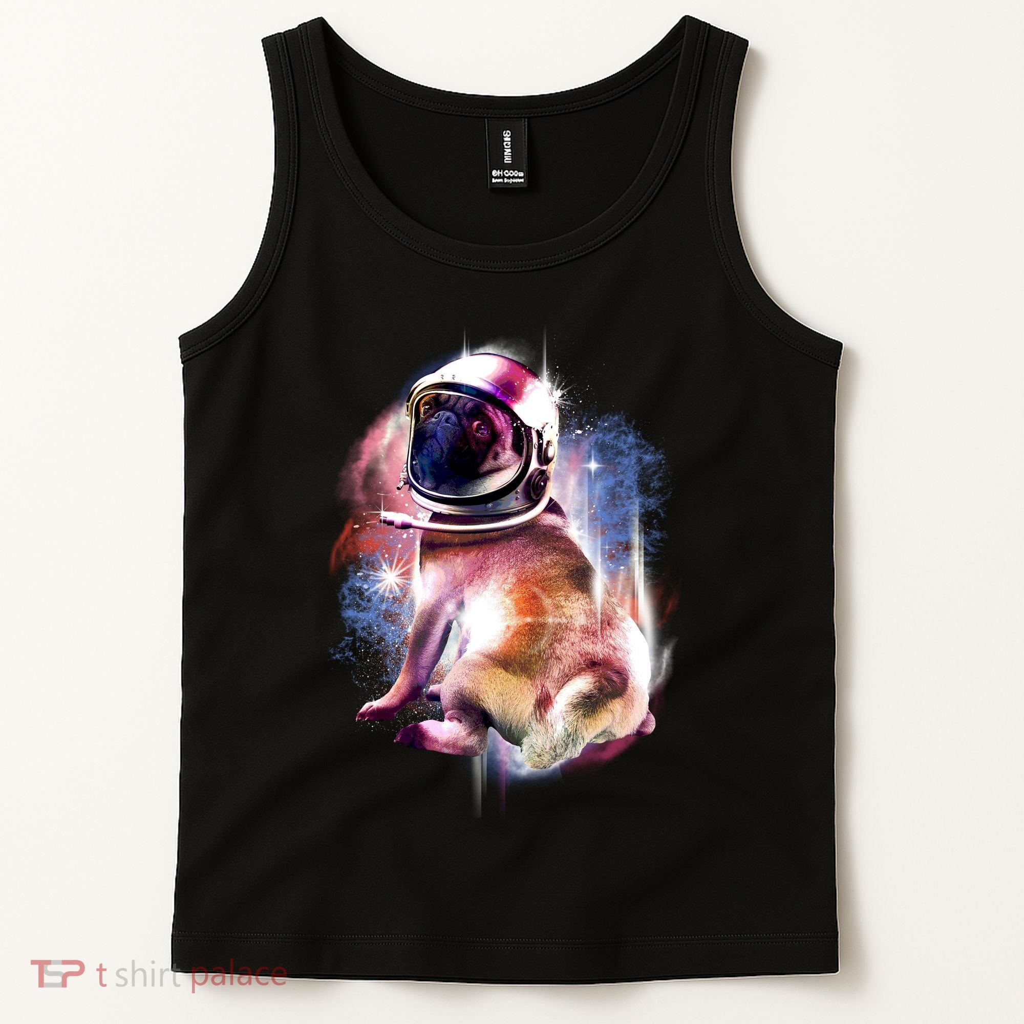 Space Hunger Pug Tank Top