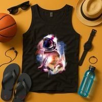 Space Hunger Pug Tank Top thumb 4