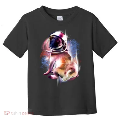 Space Hunger Pug Toddler T-Shirt