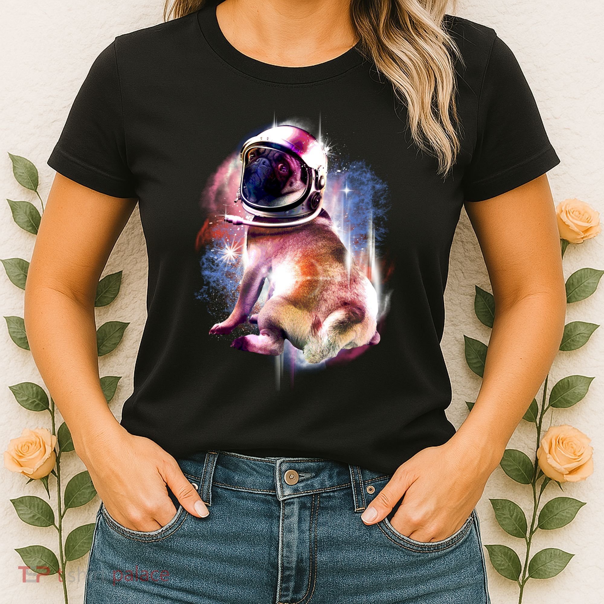 Space Hunger Pug Women's T-Shirt