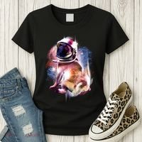 Space Hunger Pug Women's T-Shirt thumb 3