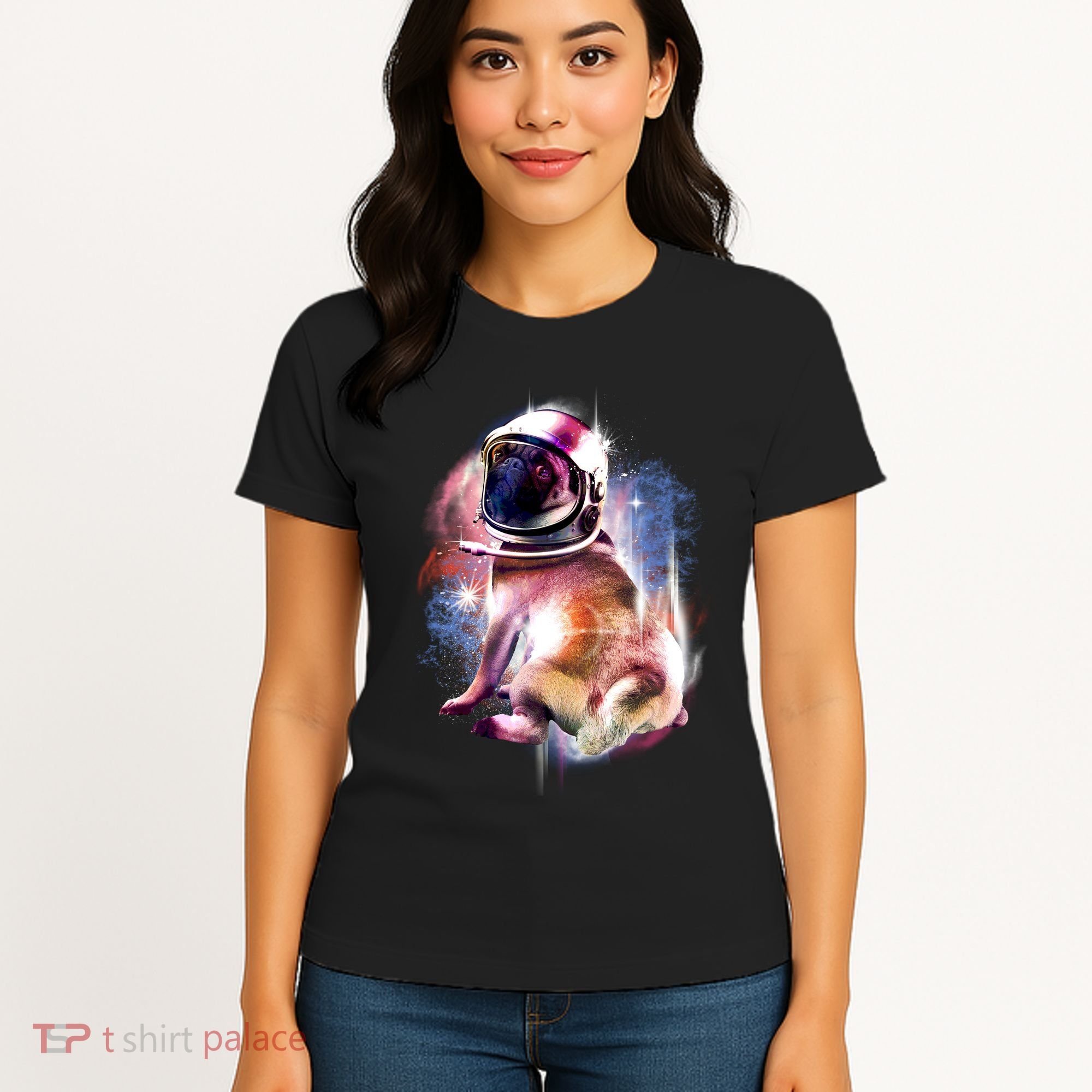 Space Hunger Pug Women's T-Shirt