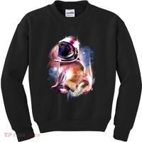 Space Hunger Pug Kids Sweatshirt thumb 0