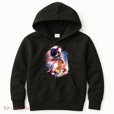 Space Hunger Pug Kids Hoodie