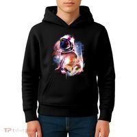 Space Hunger Pug Kids Hoodie thumb 4
