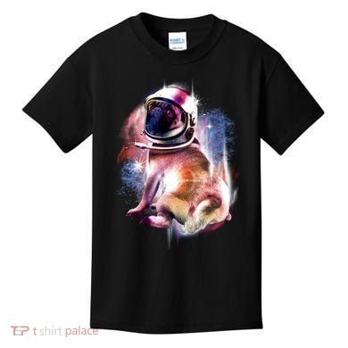 Space Hunger Pug Kids T-Shirt