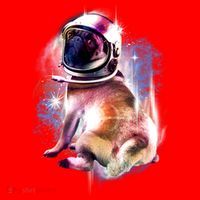 Space Hunger Pug Santa Hat thumb 1