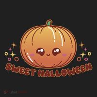 Sweet Halloween Pumpkin Women's Sweatshirt thumb 2