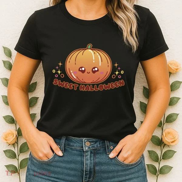 Sweet Halloween Pumpkin Women's T-Shirt
