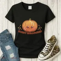 Sweet Halloween Pumpkin Women's T-Shirt thumb 3
