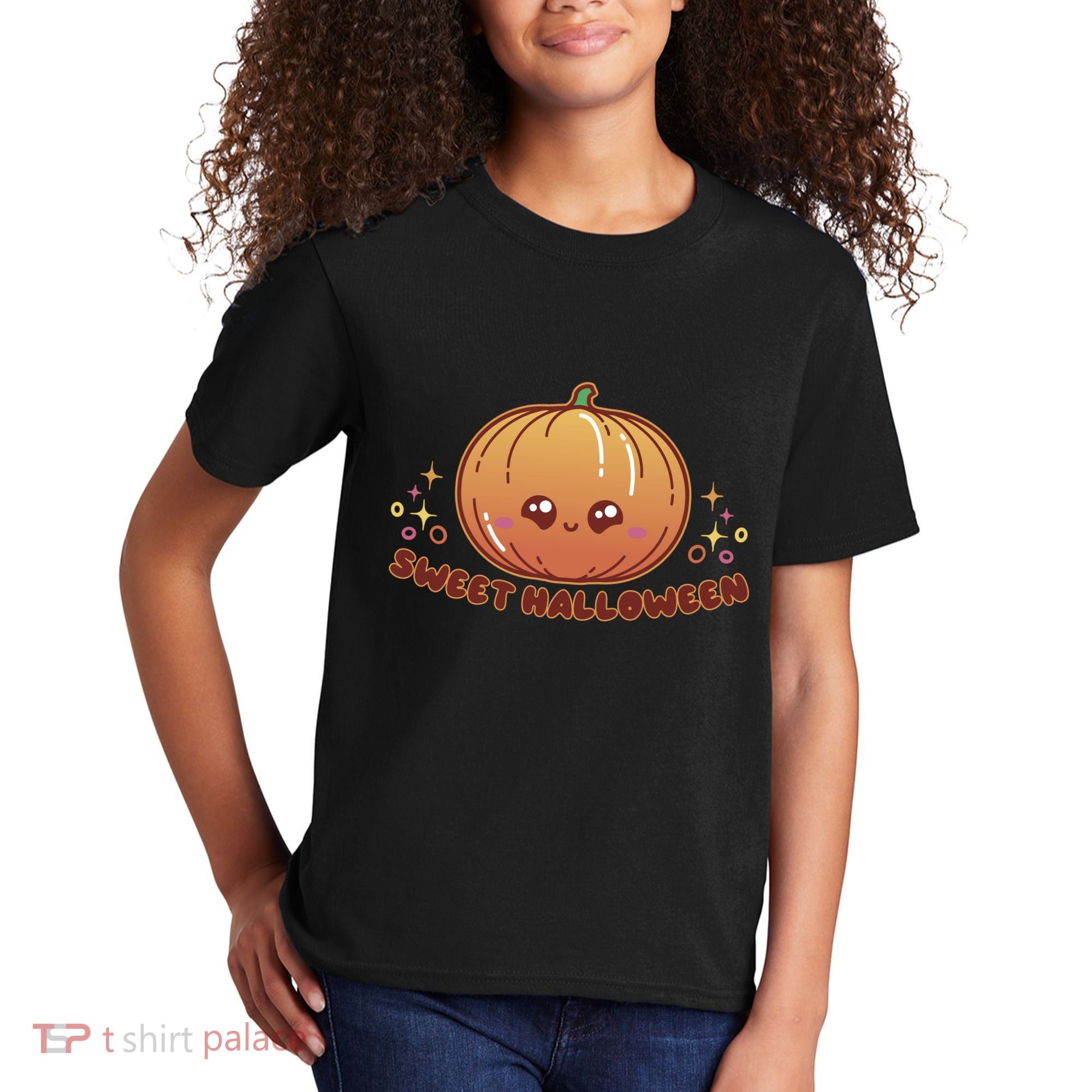 Sweet Halloween Pumpkin Kids T-Shirt