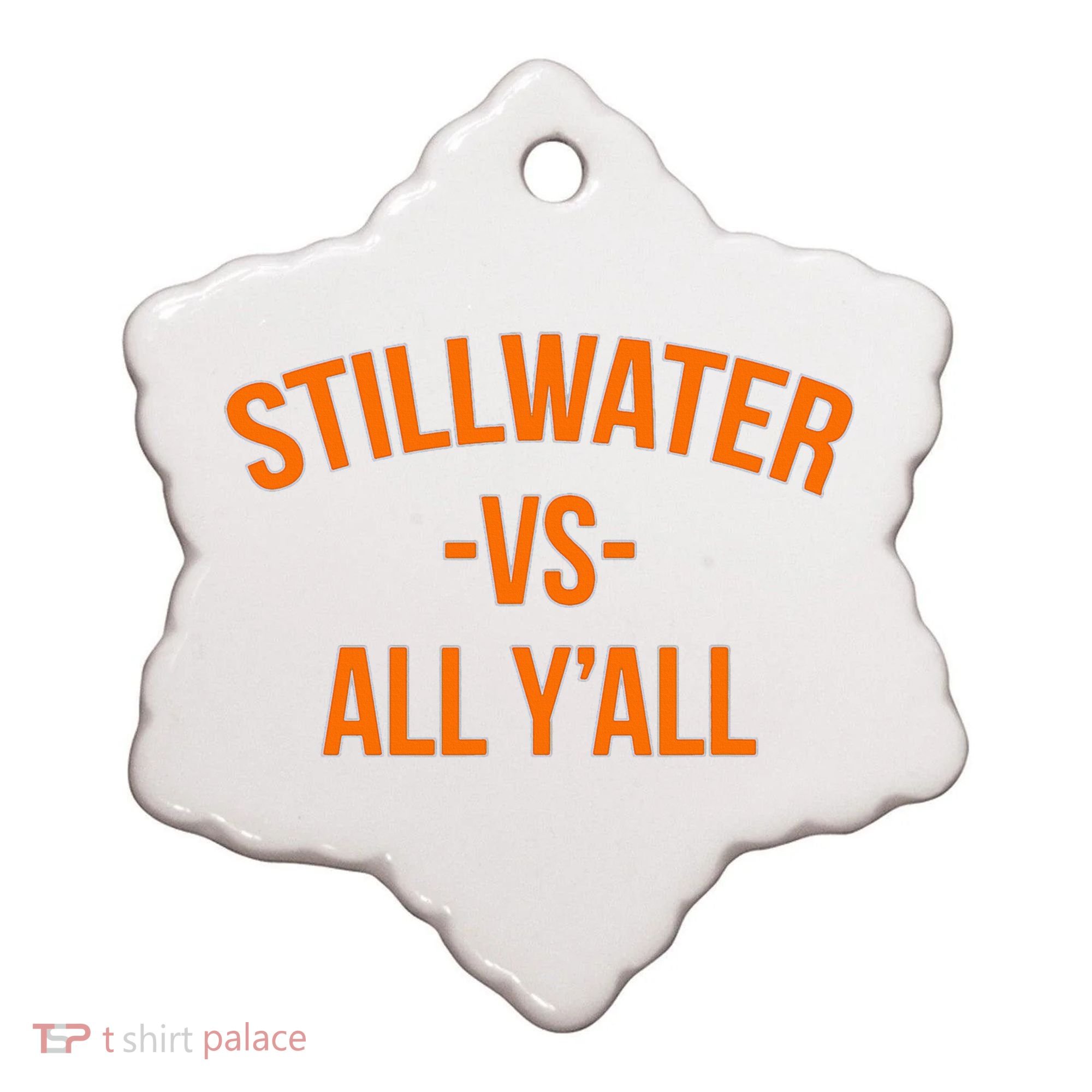 State Hometown Pride Stillwater Oklahoma Ceramic Ornament