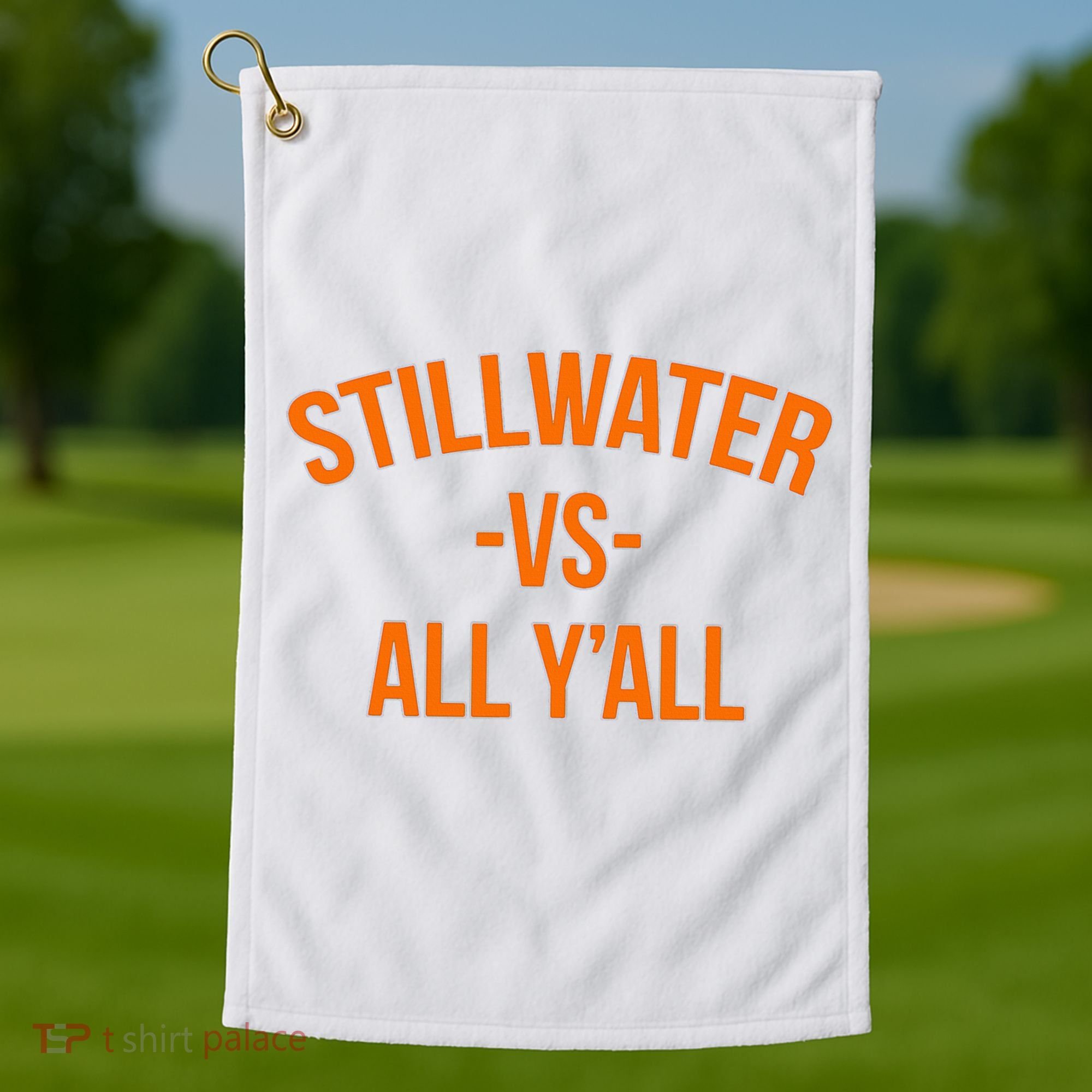 State Hometown Pride Stillwater Oklahoma Golf Towel