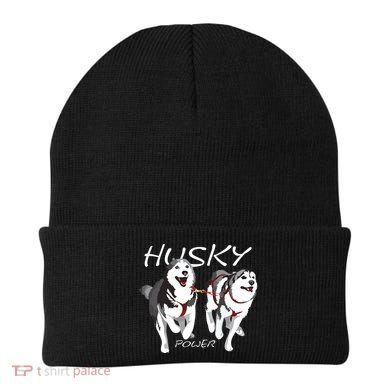 Siberian Husky Power Awesome Cute Husky Beanie