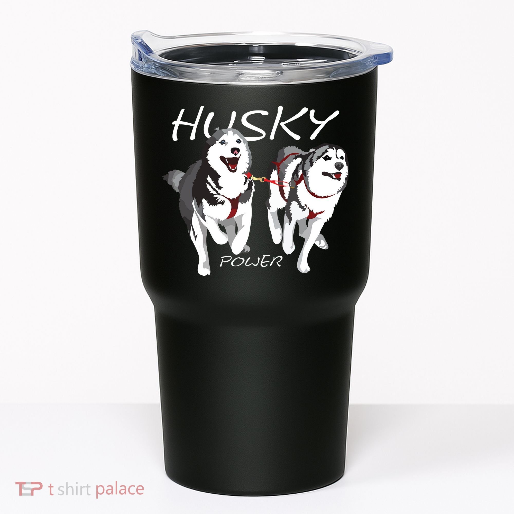 Siberian Husky Power Awesome Cute Husky Tumbler