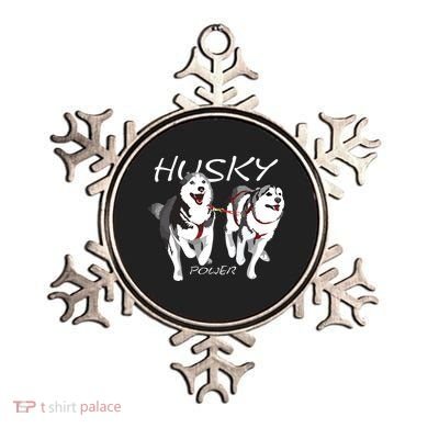 Siberian Husky Power Awesome Cute Husky Ornament