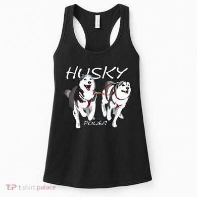 Siberian Husky Power Awesome Cute Husky Women's Tank Top