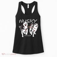 Siberian Husky Power Awesome Cute Husky Women's Tank Top thumb 0