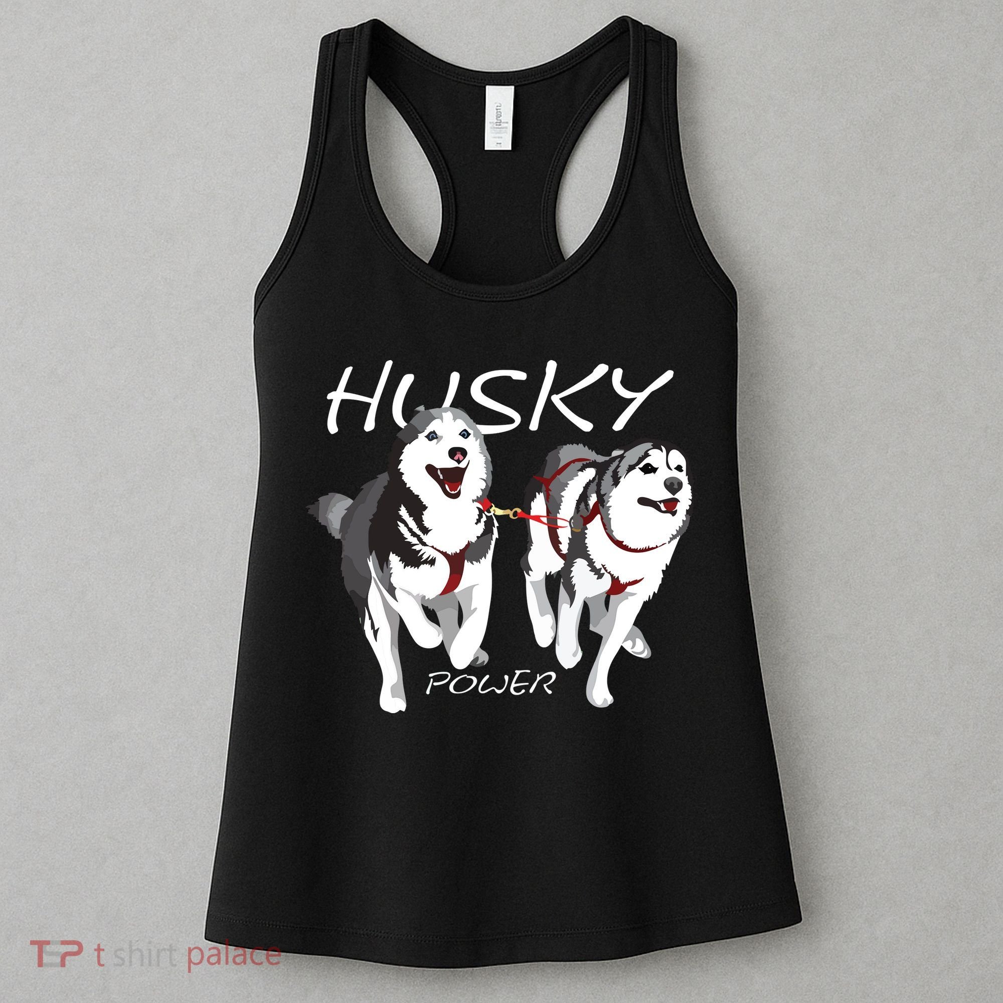 Siberian Husky Power Awesome Cute Husky Women's Tank Top