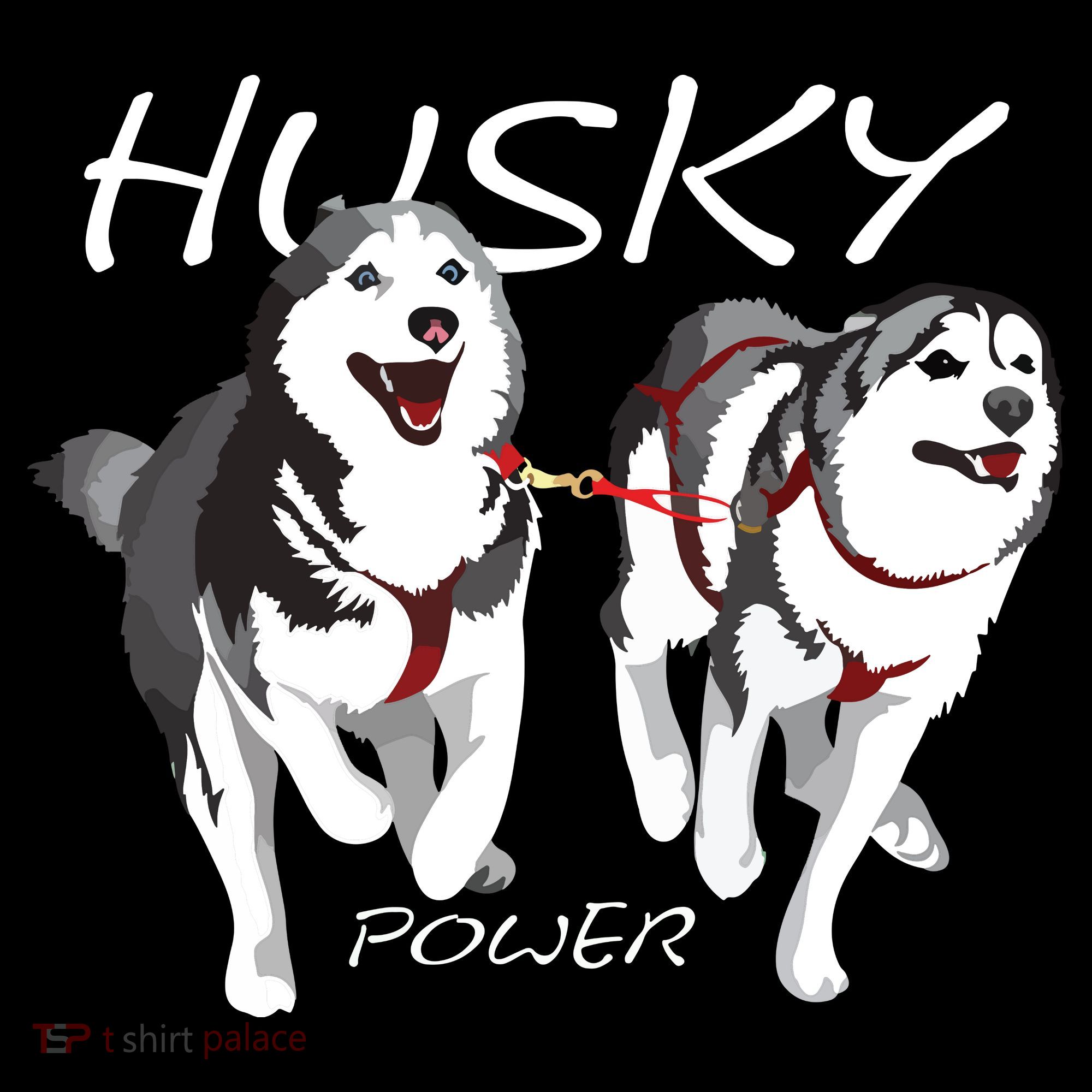 Siberian Husky Power Awesome Cute Husky Women's Tank Top