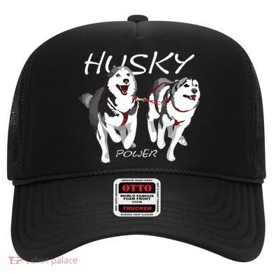 Siberian Husky Power Awesome Cute Husky Hat