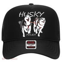 Siberian Husky Power Awesome Cute Husky Hat thumb 0