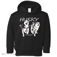 Siberian Husky Power Awesome Cute Husky Toddler Hoodie thumb 0