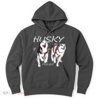 Siberian Husky Power Awesome Cute Husky Hoodie thumb 0