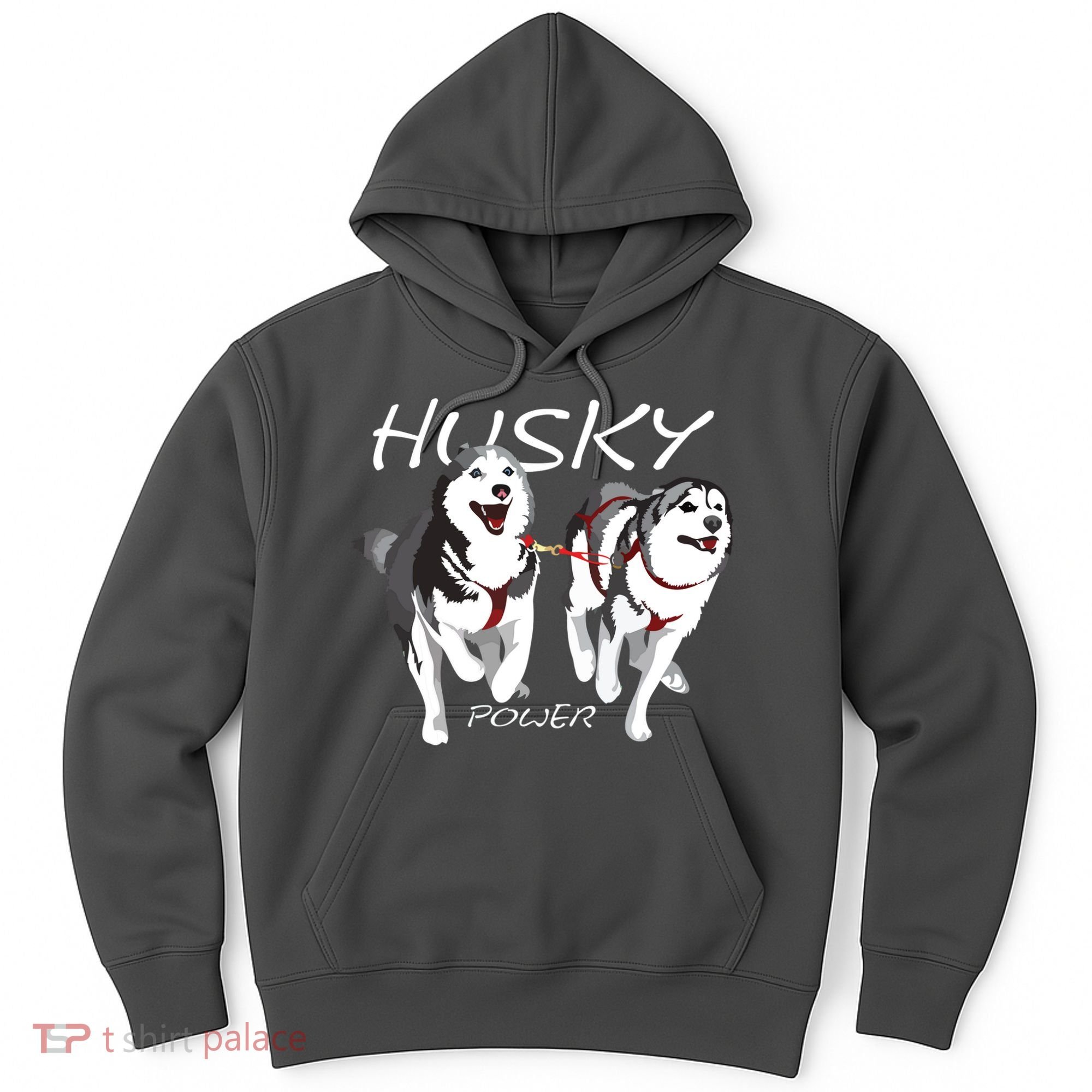 Siberian Husky Power Awesome Cute Husky Hoodie