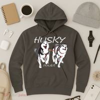 Siberian Husky Power Awesome Cute Husky Hoodie thumb 3