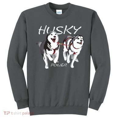 Siberian Husky Power Awesome Cute Husky Sweatshirt