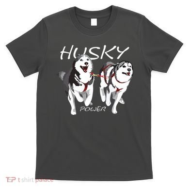 Siberian Husky Power Awesome Cute Husky T-Shirt