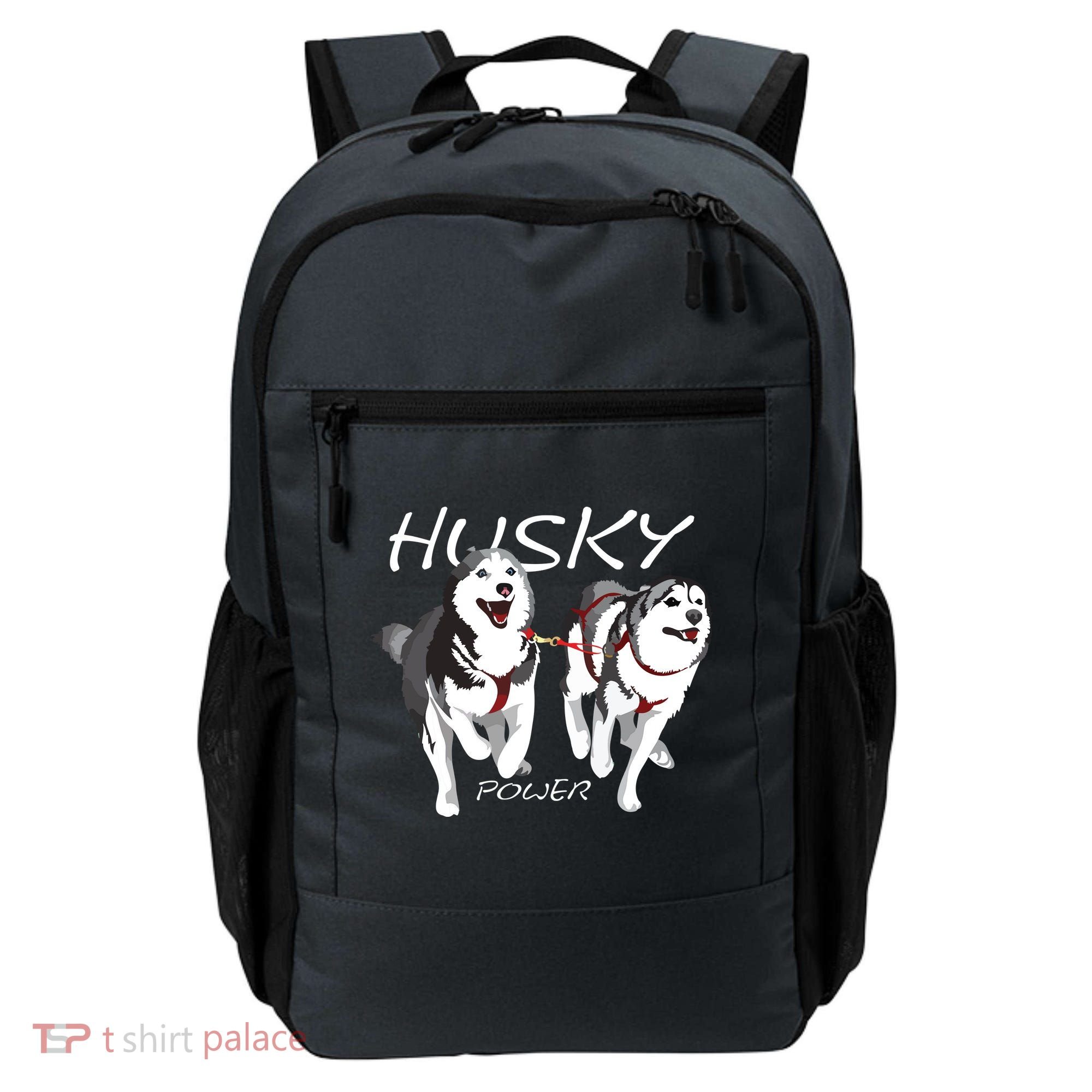 Siberian Husky Power Awesome Cute Husky Backpack