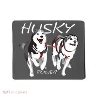 Siberian Husky Power Awesome Cute Husky Mousepad thumb 0
