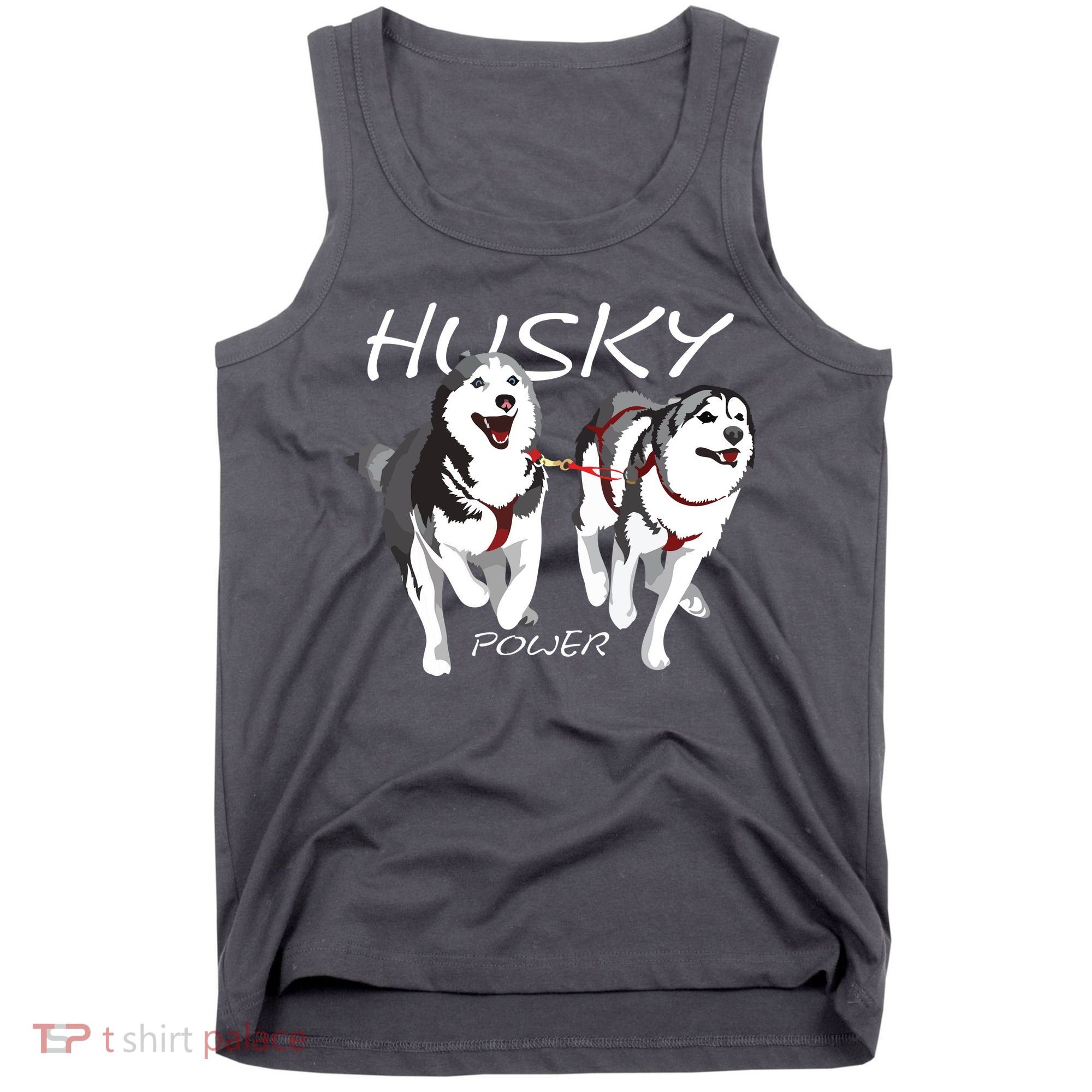 Siberian Husky Power Awesome Cute Husky Tank Top