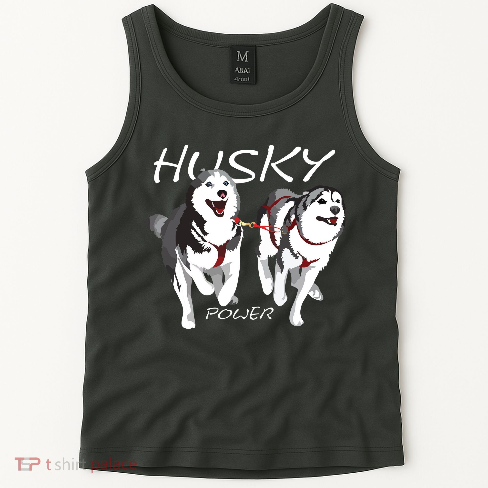 Siberian Husky Power Awesome Cute Husky Tank Top