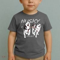 Siberian Husky Power Awesome Cute Husky Toddler T-Shirt thumb 2