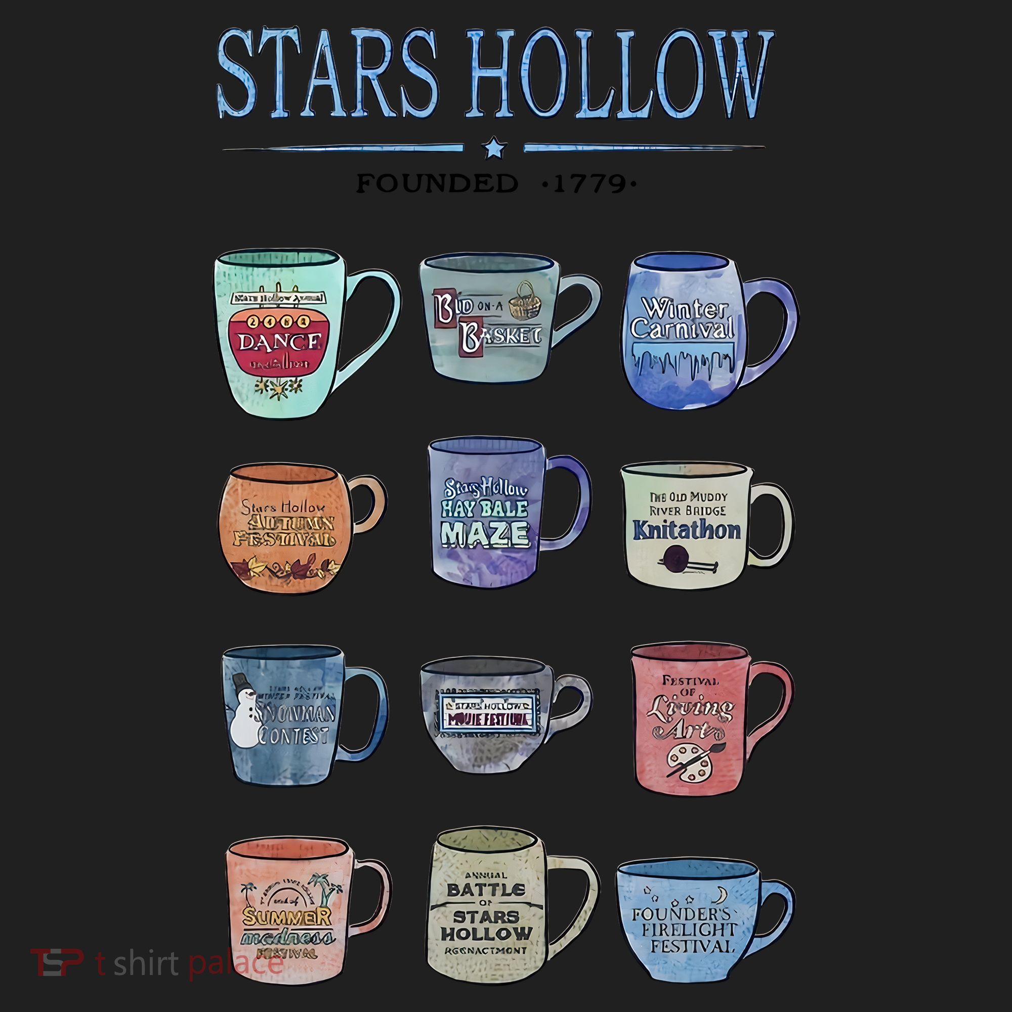 Stars Hollow Pounded 1779 Luke’s Diner Coffee Mug Lover Trending Women's Sweatshirt